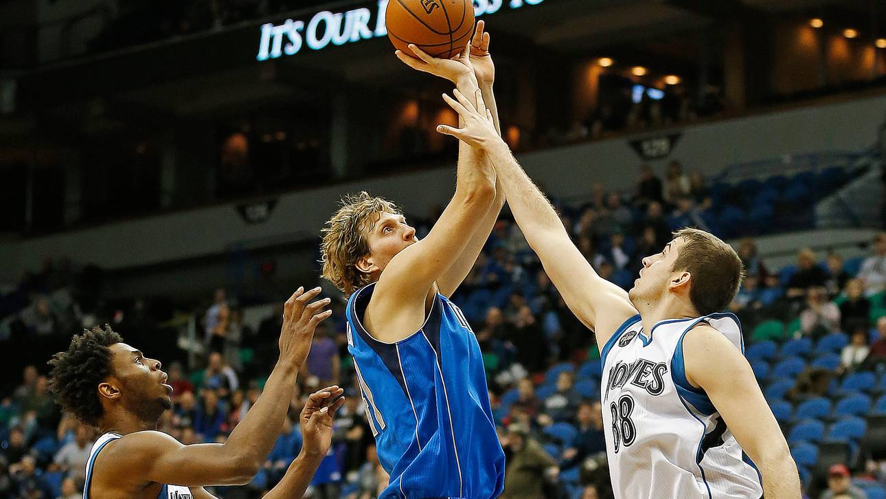 Dirk Nowitzki führte Dallas im ersten Duell mit Minnesota mit 29 Punkten zum Auswärtssieg