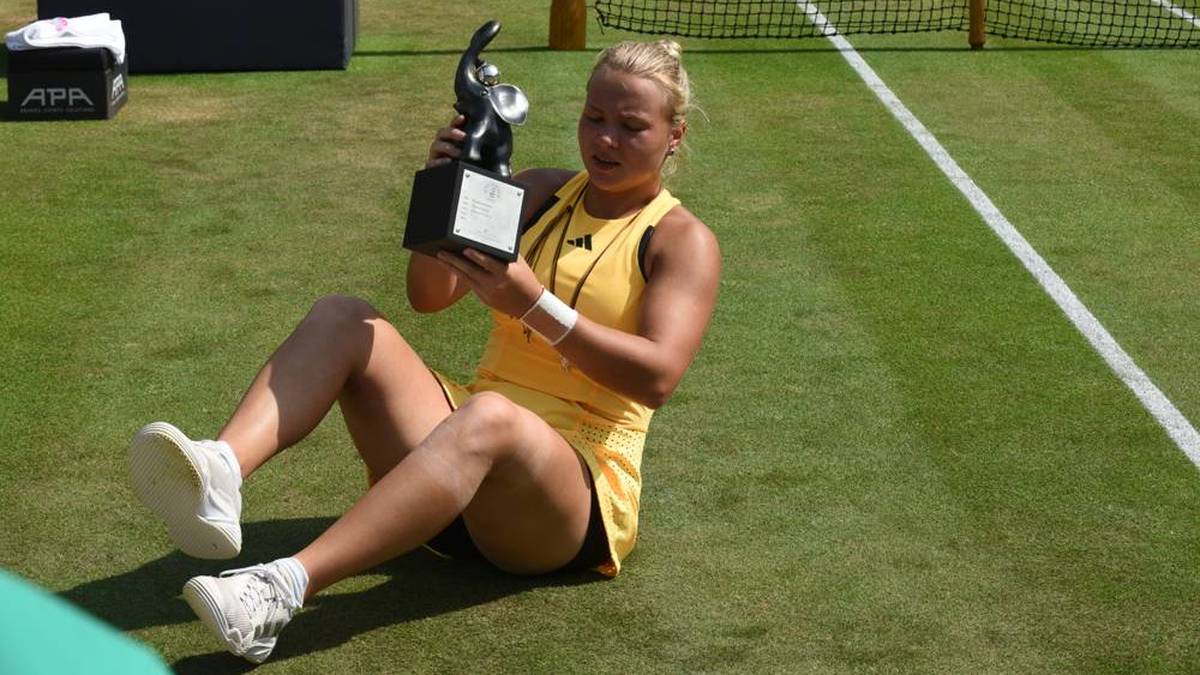 Diana Shnaider hat das WTA-Turnier in Bad Homburg gewonnen