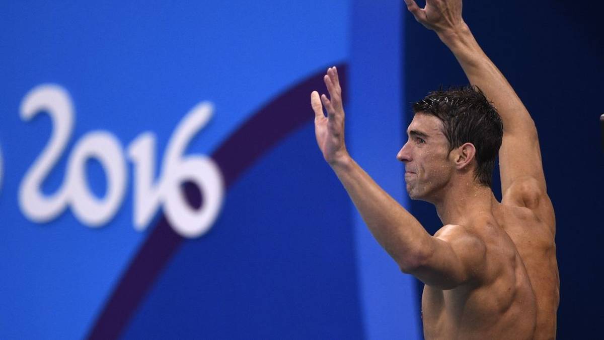 Michael Phelps sichert sich bei den Olympischen Spielen 2016 fünf Goldmedaillen