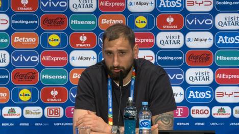 Gianluigi Donnarumma blickt auf das Achtelfinale gegen die Schweiz und nennt dabei einige Punkte, bei denen sich die Italiener verbessern müssen.
