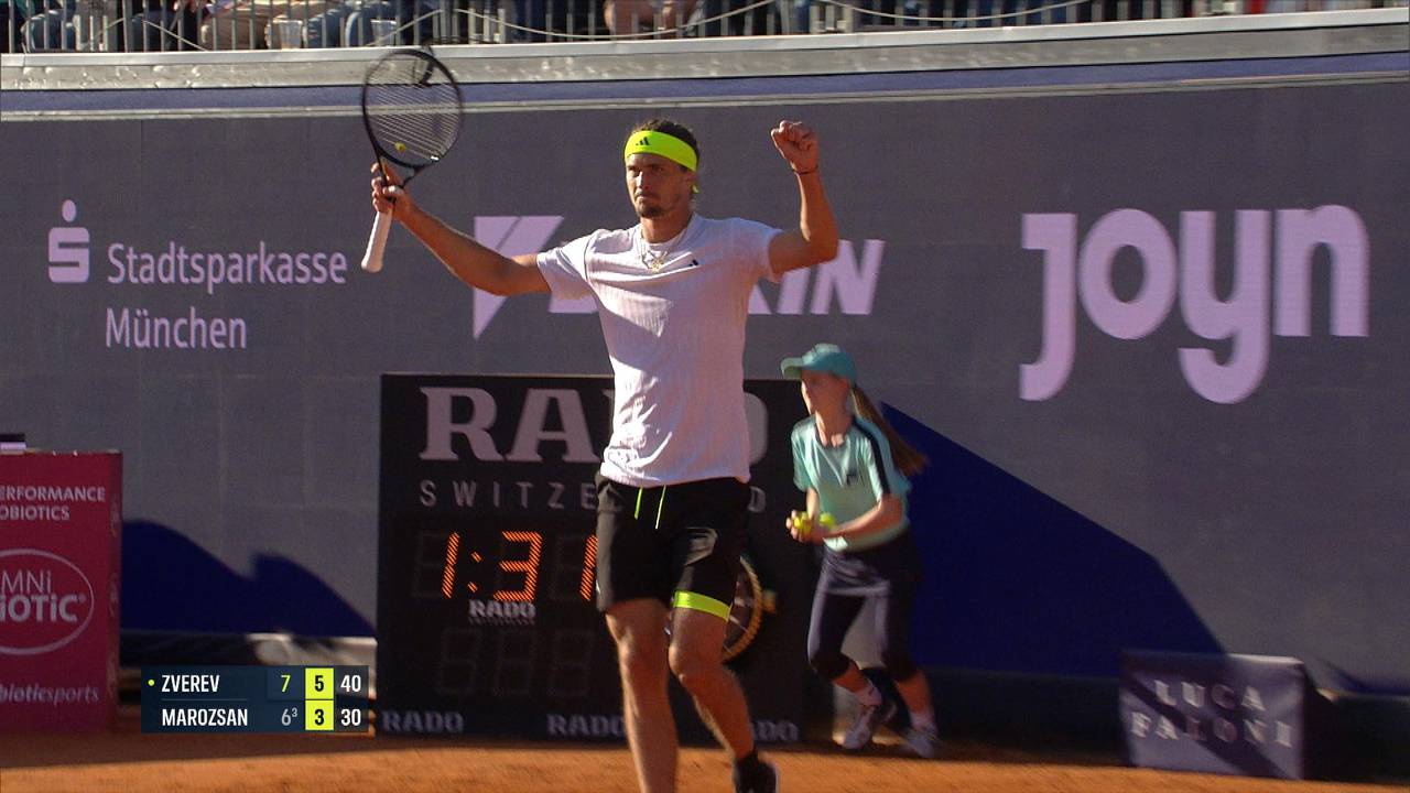 Hier stürmt Zverev in ein ganz spezielles Finale