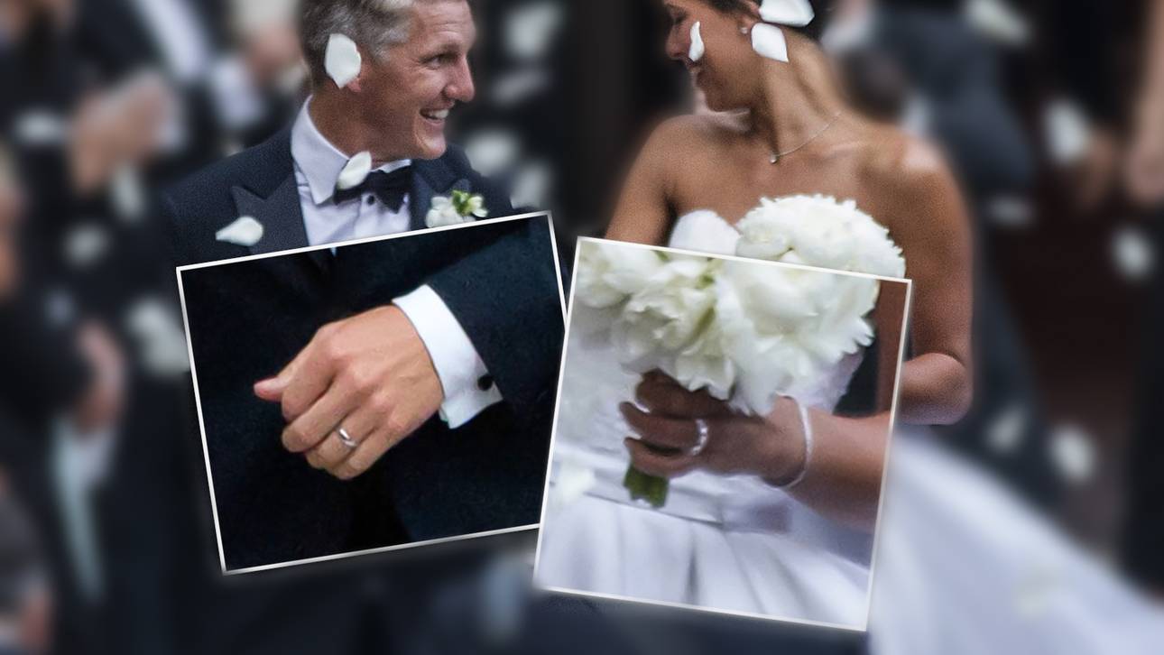 Die Ringe von Bastian Schweinsteiger und Ana Ivanovic