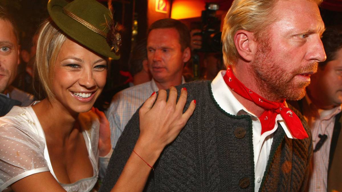 ... und Model Heydi Nunez Gomez ist Becker von August bis November 2008 mit Sandy Meyer-Wölden (l.), der Tochter seines 1997 verstorbenen Managers, verlobt