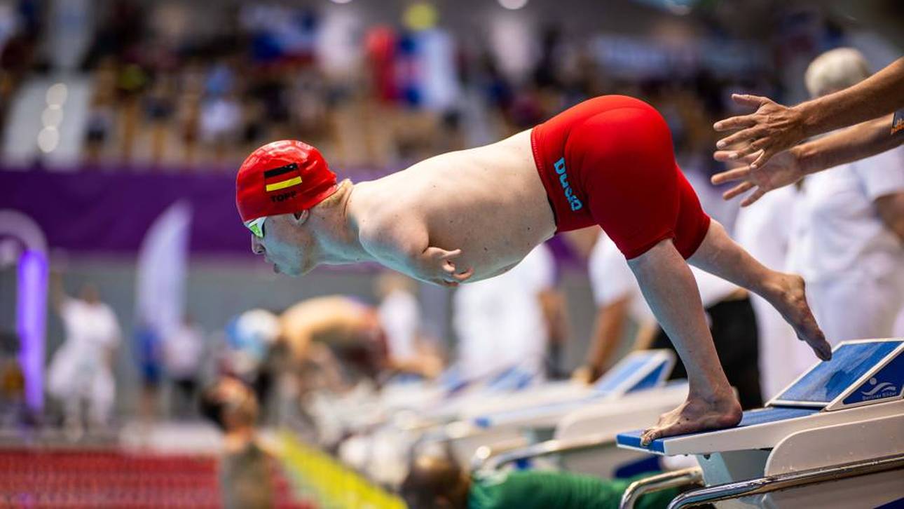 Schwimmer riskiert Schäden für Traum