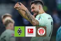 Durch den Sieg gegen Aufsteiger St. Pauli klettert Borussia Mönchengladbach ins obere Tabellendrittel.