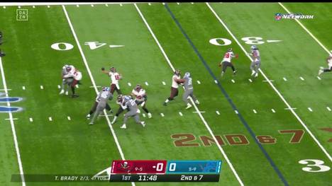 In der ersten Hälfte zeigt Brady, dass er es immer noch drauf hat! Nach zwei starken Vierteln, durfte er danach pausieren. Dazu machen die Bucs die Playoffs klar.