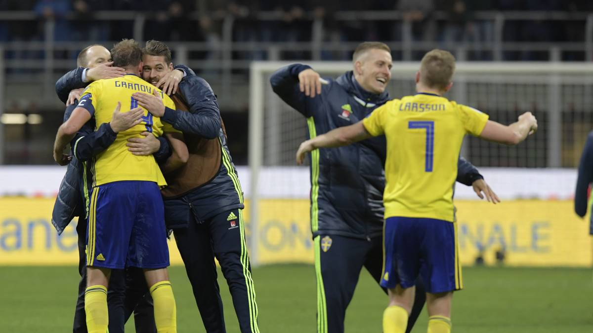 TOPF 3 - SCHWEDEN (25): Mit einem 1:0-Erfolg im Hinspiel und einem 0:0 im San Siro setzen sich die Schweden in den Playoffs gegen Italien durch. Die Squadra Azzurra verpasst erstmals seit 60 Jahren eine WM - Schweden dagegen feiert