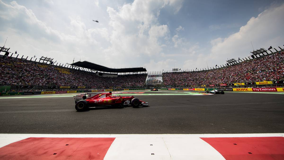 MEXIKO-STADT/MEXIKO (Autodromo Hermanos Rodriguez), 1. November, 20:10 Uhr: 2015 kehrte die Formel 1 nach 23 Jahren nach Mexiko zurück. Es ist die zweitschnellste Strecke, mit Höchstgeschwindigkeiten von bis zu 364 km/h