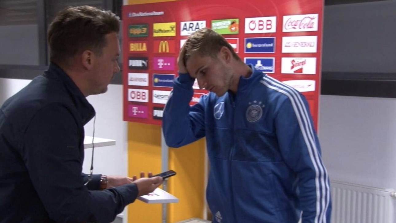 Timo Werner stand SPORT1-Chefreporter Florian Plettenberg Rede und Antwort