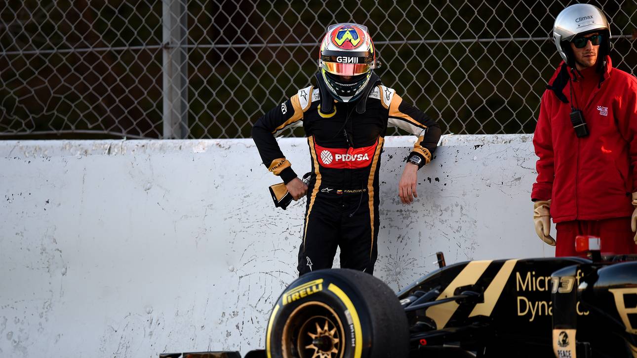 Maldonado crasht – Vettel überzeugt