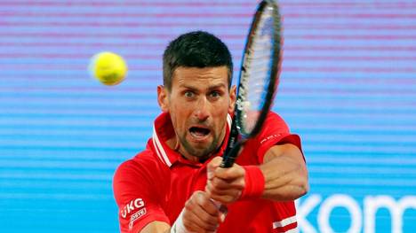 Die Verletzung seines Doppelpartners stoppt Novak Djokovic