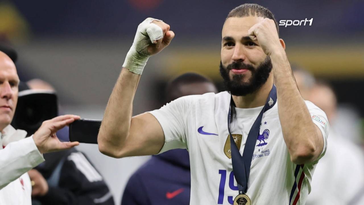Karim Benzema gewinnt zum ersten Mal einen Titel mit der Nationalmannschaft