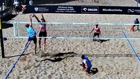 Nils Ehlers und Lui Wüst haben den Rückenwind zum Auftakt der Beachvolleyball-EM erfolgreich gemeistert.