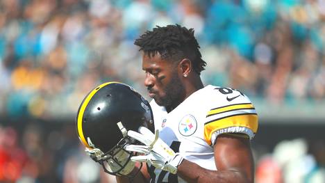 Antonio Brown spielte in der NFL bisher nur für die Pittsburgh Steelers 