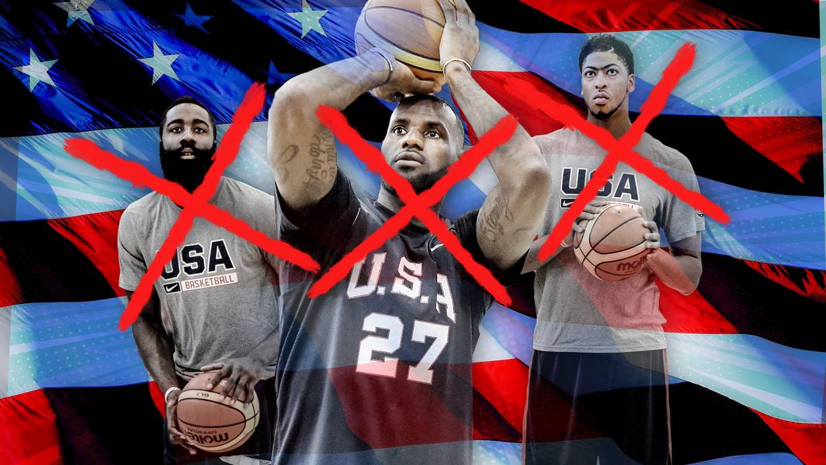 Auch wenn diesem Kader zahlreiche große Namen fehlen, sind die USA wieder Titelfavorit - wirken aber schlagbar wie selten. Das liegt vor allem an den fehlenden Superstars. SPORT1 zeigt, wer sonst noch für die WM abgesagt hat