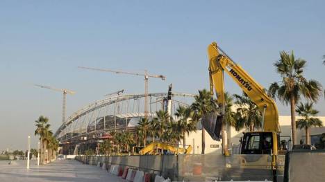 Bei den Bauarbeiten für die Fußball-WM 2022 in Katar soll es über 6.500 Tote gegeben haben