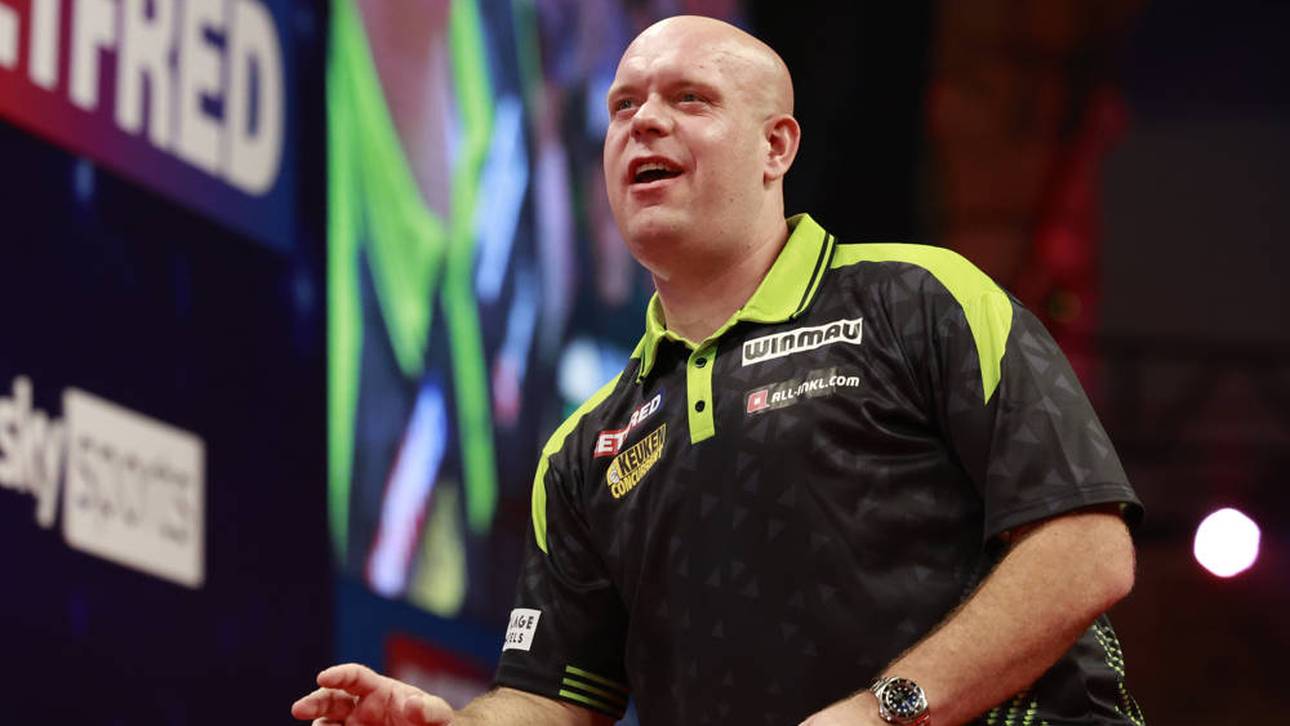Michael van Gerwen bezwang Wessel Nijman