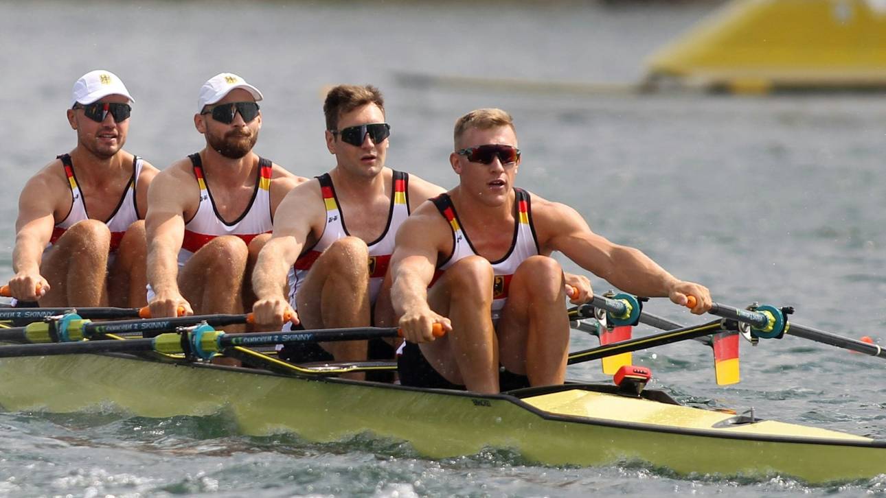 Ruder-WM: Doppelvierer der Männer löst Olympia-Ticket