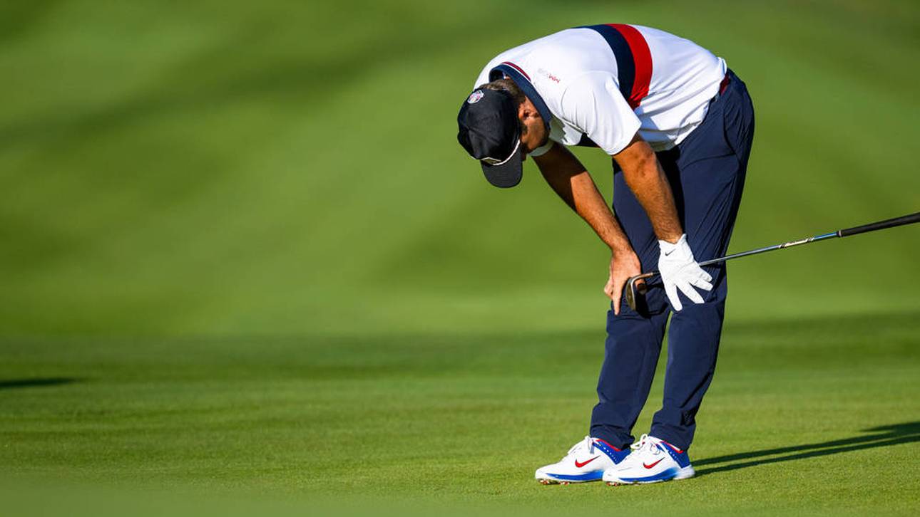 Klatsche! Golf-Superstar weint