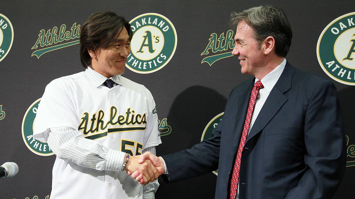 Oakland Athletics Introduce Hideki Matsui