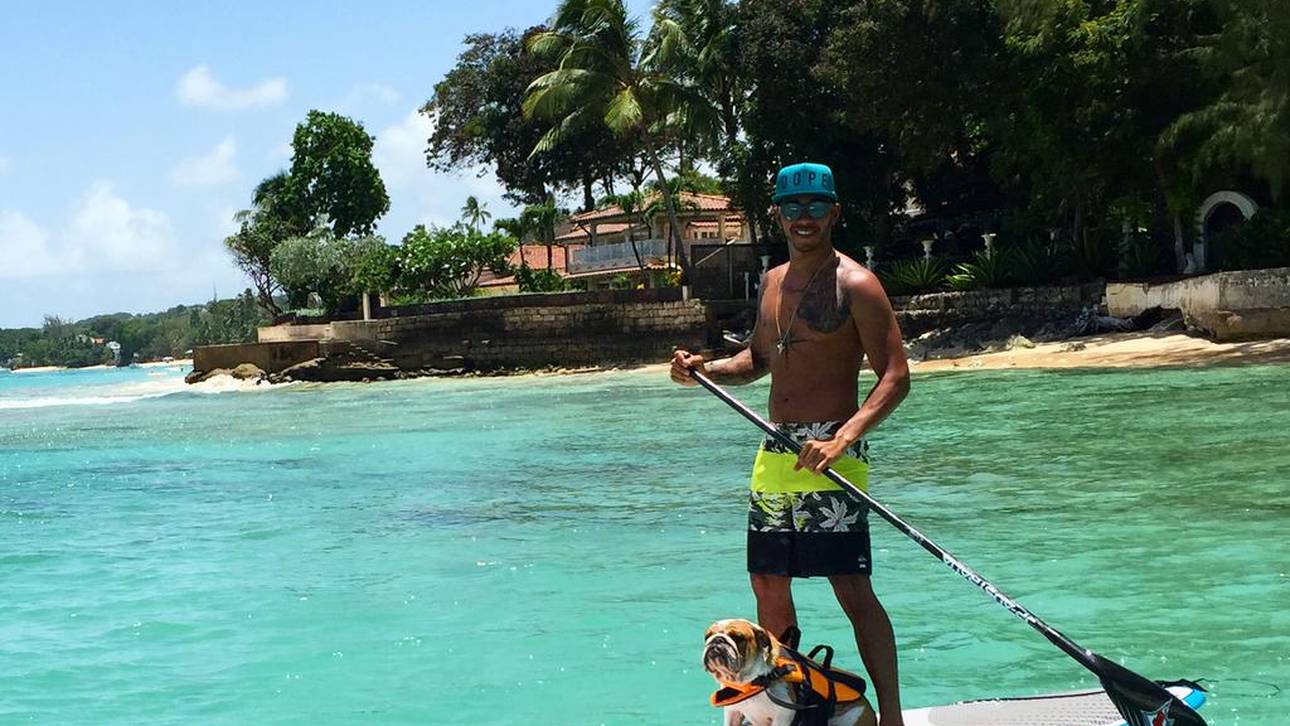 Hamilton filmt seinen Sommerurlaub