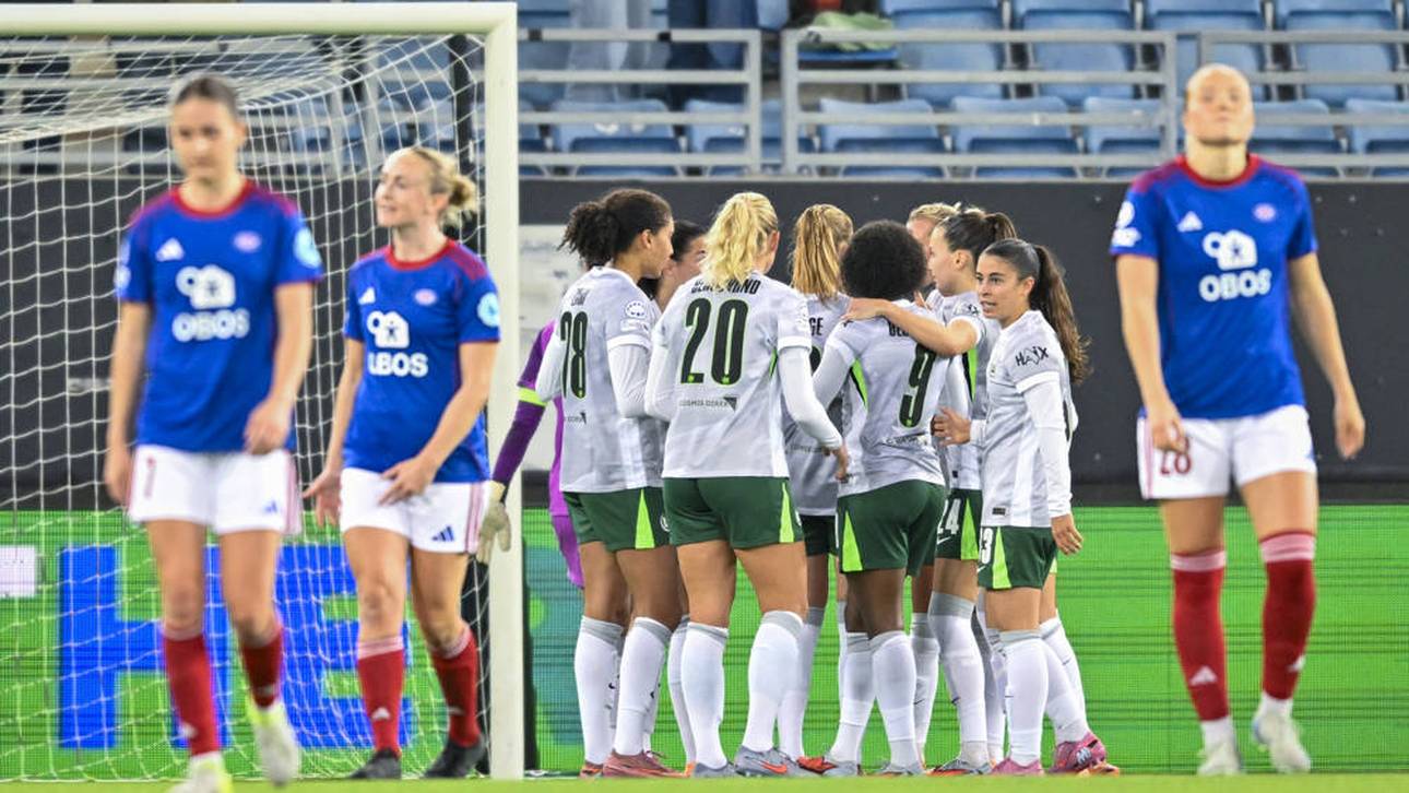 Wolfsburg jubelt nach spätem Elfer