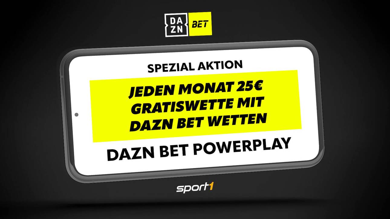 DAZN Bet „Powerplay“ Freebet: Hol dir jedes Monat deine 25 € Gratiswette