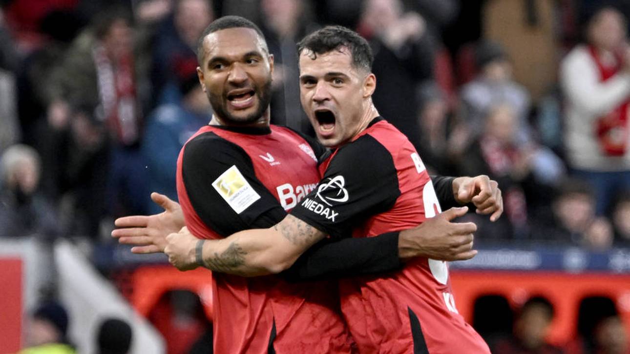 Jonathan Tah und Granit Xhaka in Diensten von Leverkusen