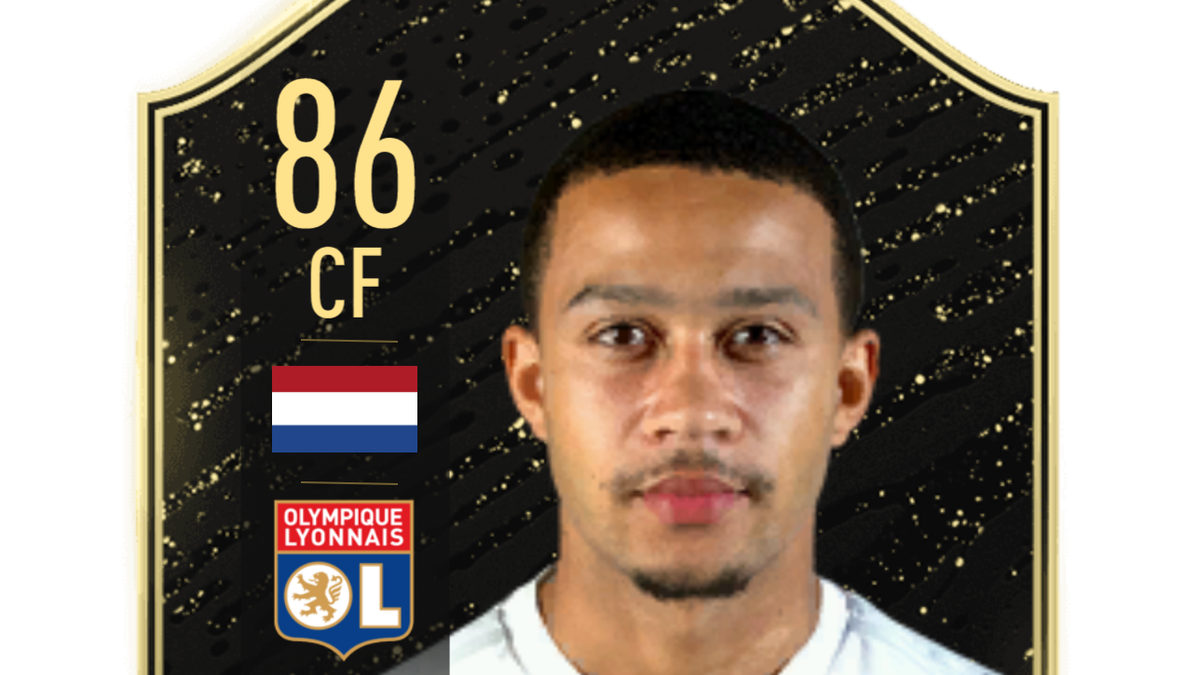 Memphis Depay (Olympique Lyonnais), Mittelstürmer: 86 (+2)