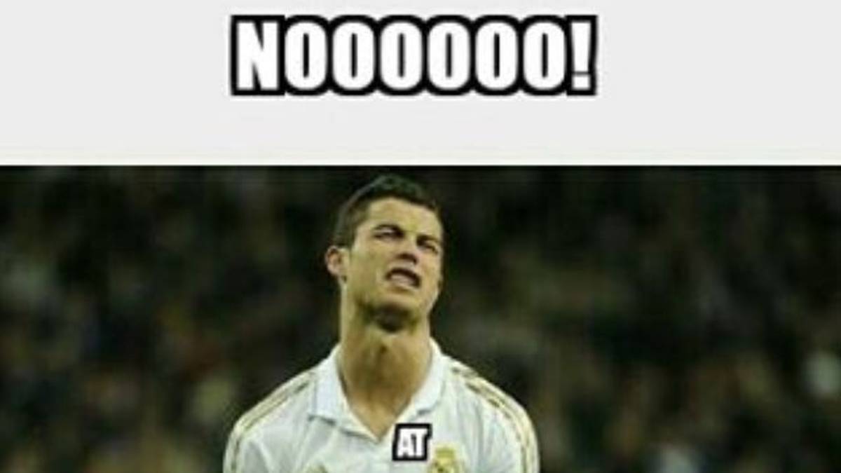 Ronaldo ist nicht wirklich begeistert