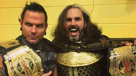 Jeff (l.) und Matt Hardy könnten im Frühjahr zu WWE zurückkehren
