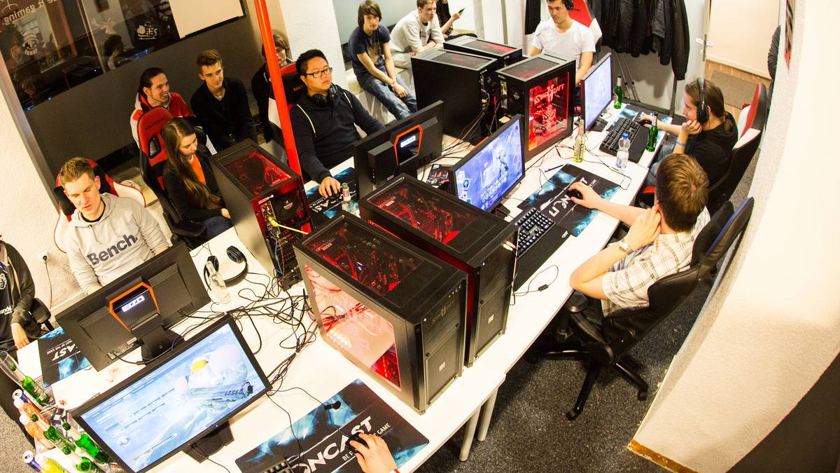 LAN-Party Atmosphäre