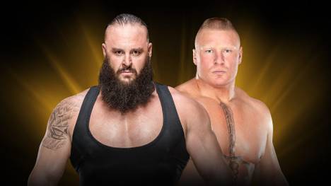 Braun Strowman (l.) und Brock Lesnar kämpfen bei WWE Crown Jewel um den vakanten WWE Universal Title