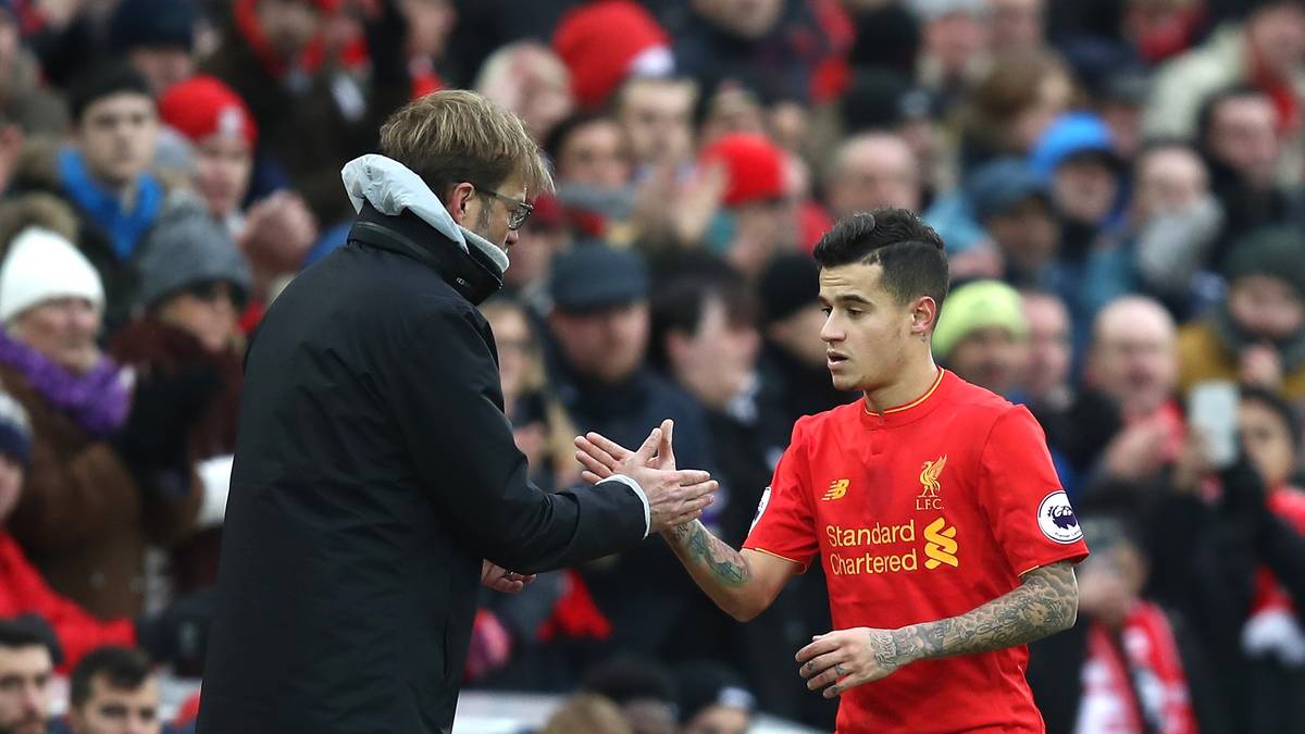 VERLIERER - FC LIVERPOOL: Trainer Jürgen Klopp musste in Coutinho seinen besten Spieler ziehen lassen. Dazu wurde Daniel Sturridge, der bei den Reds nicht mehr auf die Beine kam, ausgeliehen