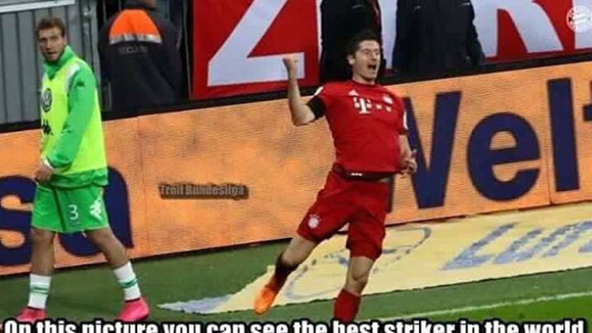 Apropos Bendtner: Ein User findet immer noch, dass nicht Lewandowski der beste Stürmer der Welt ist