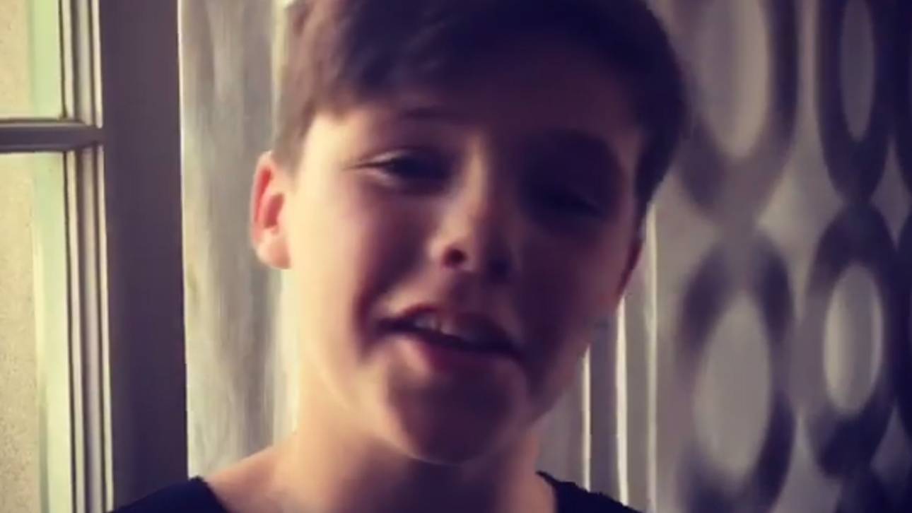 Wird Beckhams Sohn der neue Bieber?