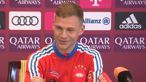 Bayerns Mittelfeldstar Joshua Kimmich musste als Nationalspieler schon die eine oder andere Enttäuschung bei Großturnieren wegstecken. Der 27-Jährige nennt mögliche Gründe dafür.