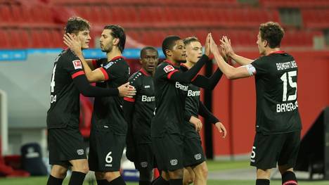 Leverkusen überwintert auf Rang 2 der Bundesliga