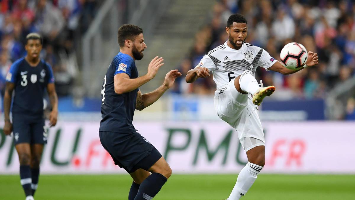 SERGE GNABRY (bis 88.): Löw brachte ihn überraschend in der Sturmspitze. Hatte in Halbzeit eins keinen Torabschluss, aber kämpfte und machte ordentlich Tempo. Stark, wie er nach Ballverlust den Ball gegen Pogba zurückeroberte und eine Ecke herausholte (16.). Toller Pass auf Werner (48.), starker Schuss, den Lloris hält (68.). Konnte die Sturmflaute letztlich auch nicht beheben. SPORT1-Note: 3