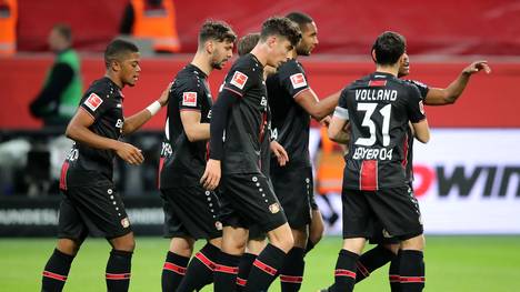 Bayer Leverkusen feiert Tor Nummer eins durch Kai Havertz