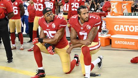 Colin Kaepernick und Eric Reid spielen für die San Francisco 49ers 