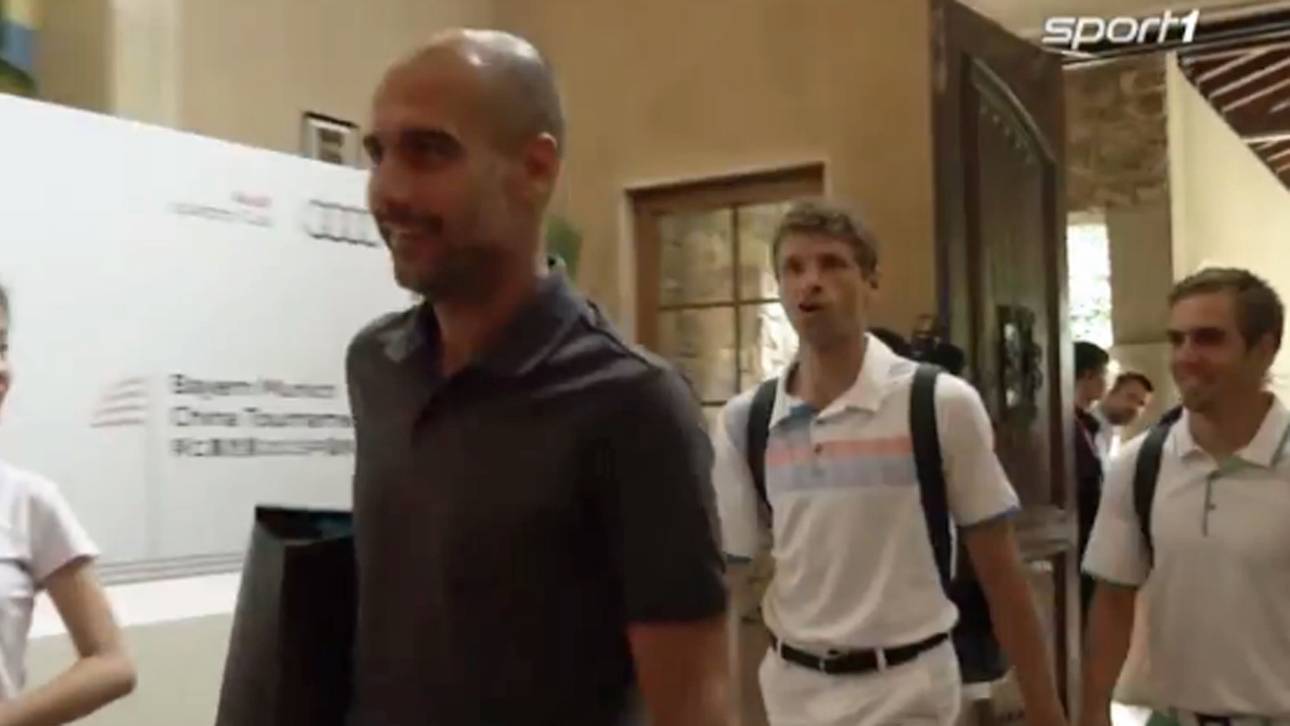 Bayern wagen Ausflug aufs Green