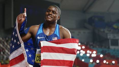 Christian Coleman wurde 2019 Weltmeister über 100 Meter