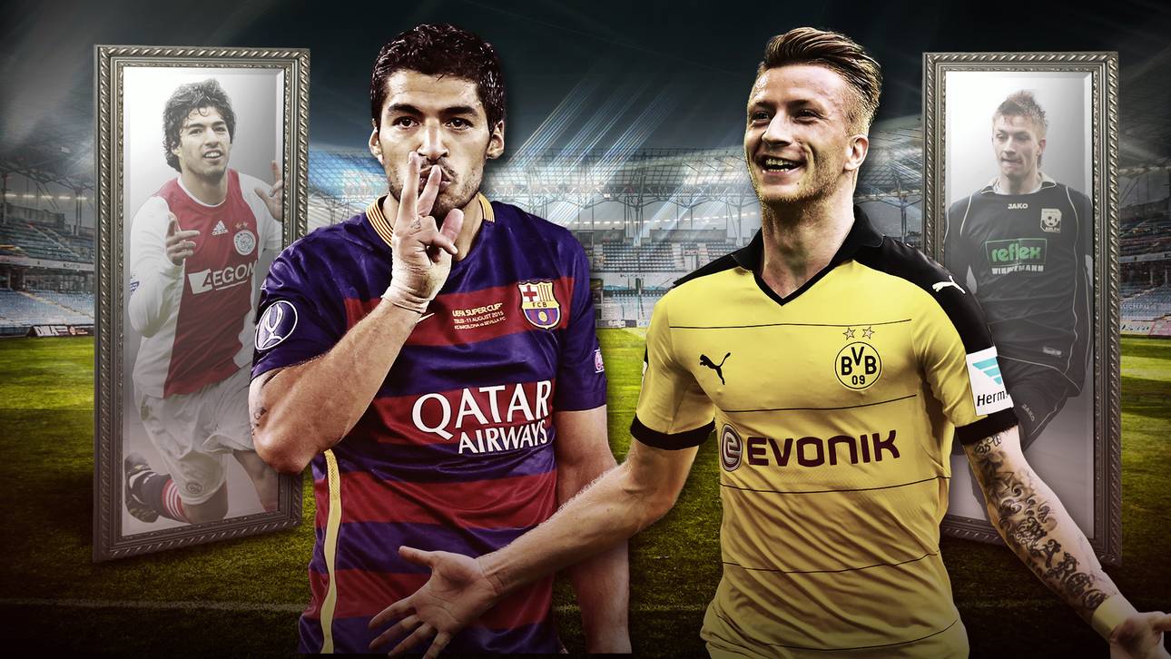 So sahen Reus, Suarez und Co. früher aus