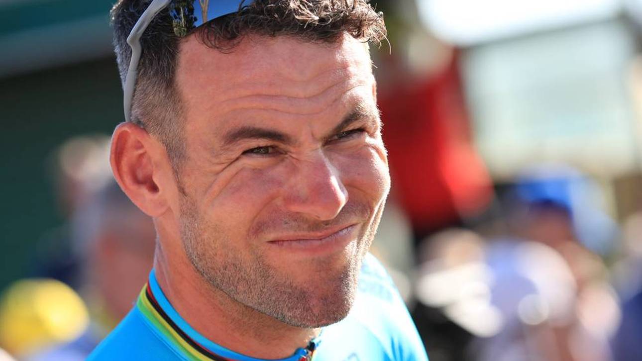 Mark Cavendish hat schon auf der ersten Etappe Probleme