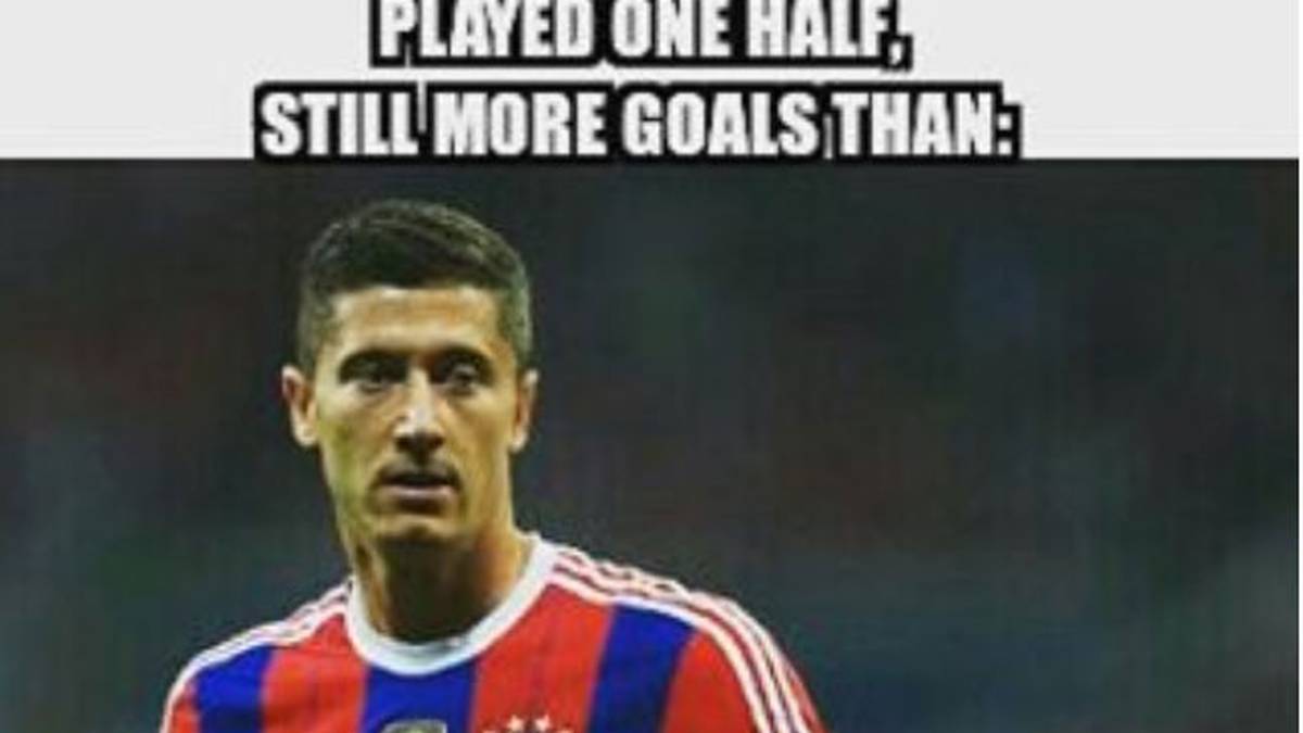 Beeindruckend sind auch die Fakten zu Lewandowskis Fünferpack: In neun Minuten hat der Pole mal eben mehr Tore erzielt als der FC Liverpool in der gesamten Saison, Radamel Falcao in der letzten Spielzeit und "Lord" Nicklas Bendtner in drei Jahren
