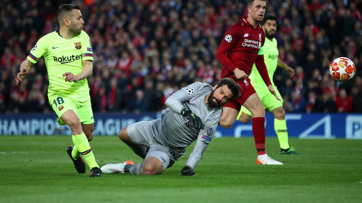 LIVERPOOL - ALISSON: Überragend! Parierte schon nach 14 Minuten stark gegen Messi und ließ Liverpool damit am Leben. Brachte Barcas Supersturm im Alleingang zur Verzweiflung und war auch gewohnt stark am Ball. SPORT1-Note: 1