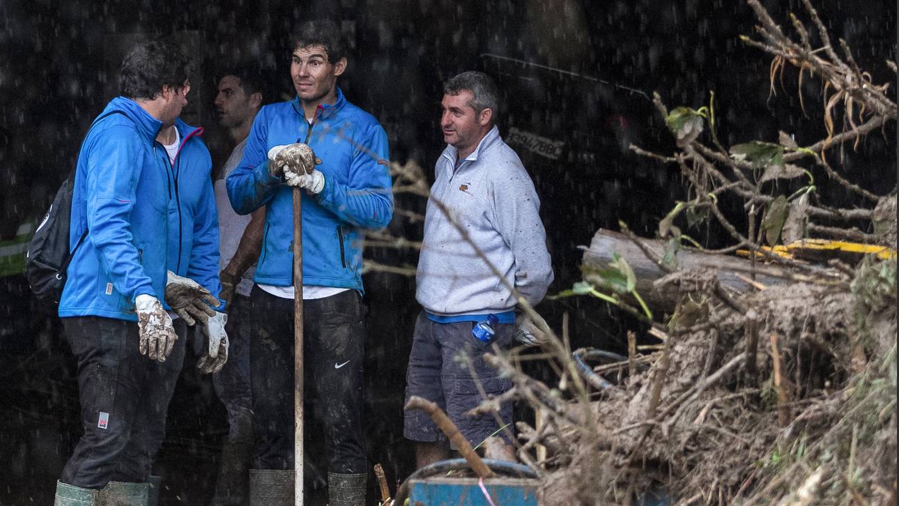 Nadal hilft Unwetter-Opfern