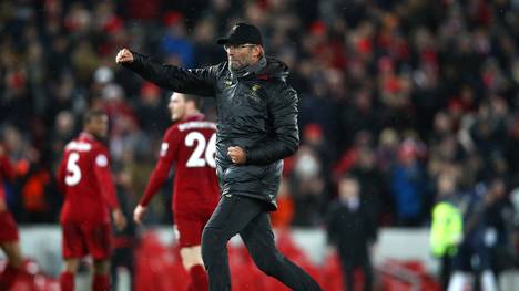 Jürgen Klopp feierte gegen Manchester United seinen ersten Sieg als Liverpool-Trainer
