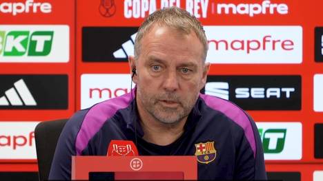 Der FC Barcelona muss im Halbfinal-Rückspiel der Copa del Rey gegen Atlético Madrid einen Vier-Tore-Rückstand aufholen. Hansi Flick zeigt sich dennoch optimistisch, dass seine Mannschaft das Ruder noch herumreißen kann.